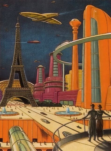 1900s futurism - Ecosia - Images Retro Futurism Aesthetic, Science Fiction Kunst, Rukia Bleach, Futurism Art, Arte Nerd, Arte Peculiar, Retro Kunst, Science Fiction Illustration, New Retro Wave