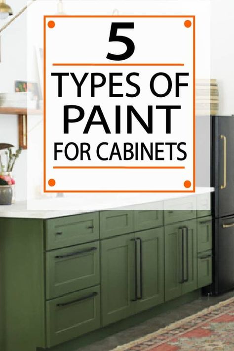 Painted Bottom Kitchen Cabinets Wood On Top, Paint For Kitchen Cabinets, Paint For Kitchen, Paint For Cabinets, Types Of Paint, Refacing Kitchen Cabinets, Kitchen Decorations, Cabinet Refacing, Plywood Cabinets