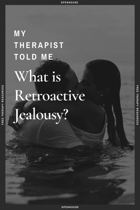 Retroactive jealousy - and being jealous about a partner's past - can be quite common but can easily escalate into obsessive or compulsive thoughts. Here is some advice to help you deal with retroactive jealousy and help you come to terms with your partner's past. For more relationship advice from relationship therapists, head to OPENHOUSE now. relationship therapy | relationship advice | dealing with jealousy | jealousy tips | relationship tips Jealousy Relationship, Retroactive Jealousy, Jealousy In Relationships, Dealing With Jealousy, Being Jealous, Jealousy Jealousy, Relationship Therapy, Healthy Relationship Tips, Couples Therapy