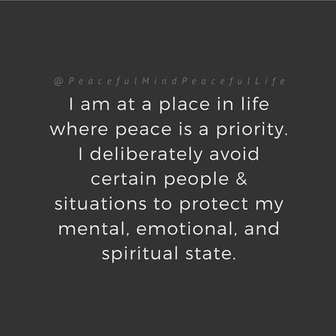 Peaceful Mind Peaceful Life on Instagram: "Be exactly who you are and the people meant to be in your life will show up. Losing yourself and trying to be someone else will never work out well for you. It just can't. Eventually the mask comes off and you have to be you, so be you now. Remember "to thine own self be true." 🌱 (Image text: I am at a place in life where peace is a priority. I deliberately avoid certain people & situations to protect my mental, emotional, and spiritual state.-unknow Peace Of Mind Quotes, Love You Forever Quotes, Peaceful Mind Peaceful Life, Peace Meaning, Losing Yourself, Know Your Place, Peaceful Mind, Forever Quotes, Feel Good Quotes
