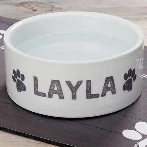 Clay Cafe, Ceramics Bowls Designs, Cafe Inspiration, Pottery Place, Large Dog Bowls, Personalized Dog Bowls, Dog Bowl Mat, Personalization Mall, Dog Food Mat