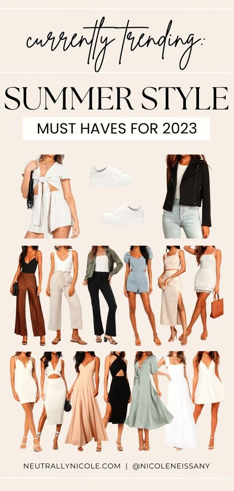 Summer Staples 2023, Current Fashion Trends 2023 Summer, Summer Outfits 2023 Fashion Trends Women, Summer Outfit Ideas 2023, Trendy Beach Outfits, 2023 Outfit Ideas, Minimalistic Chic, Outfit Ideas 2023, Fashion For Summer