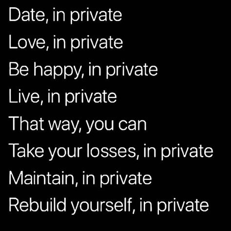 Privacy is everything #DenzelWashington Private Quotes, Private Life Quotes, Privacy Quotes, Quotes Mind, Spiritual Thoughts, Quotes Thoughts, Private Life, New Energy, Change Your Life