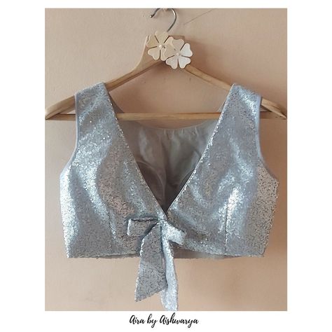 Sequence Blouse Pattern, Silver Color Blouse Designs Latest, Sequence Blouse Designs Latest, Sequin Blouse Designs Latest, Silver Colour Blouse Designs Latest, Silver Blouse Designs Latest, Silver Colour Blouse Design, Glitter Blouse Designs, Shimmer Blouse Designs