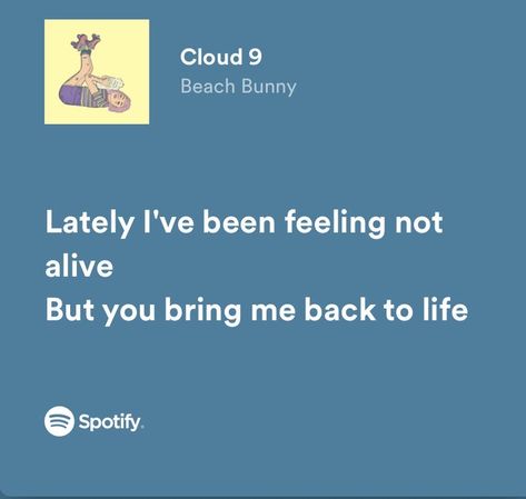 Happy Song Lyrics, Great Song Lyrics, 9 Songs, Happy Song, Spotify Lyrics, Beach Bunny, Greatest Songs, Cloud 9, Music Stuff