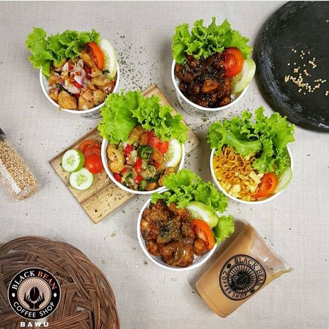 Rice Bowl Packaging, Rice Bowl Photography, Bowl Photography, Bowl Ideas, Rice Box, Asian Street Food, Rice Bowls Recipes, Fun Kids Food, Rice Bowl