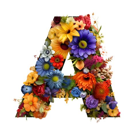 Flower Font Alphabet, A Letter Wallpaper, Flower Font, Letter Wallpaper, Font Alphabet, Alphabet A, Alphabet Wallpaper, Wallpaper Flower, Flower Letters