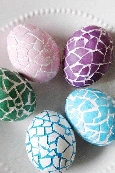 Simple Easter Egg Designs, Shaving Cream Easter Eggs, Simple Easter Eggs, Diy – Velikonoce, Diy Easter Eggs, Creative Easter Eggs, Painted Eggs, Easter Egg Dye, Easter Egg Designs