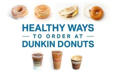 The Healthiest Ways to Order at Dunkin’ Donuts Ww Dunkin Donuts Coffee, Healthy Dunkin Donuts Drinks, Dunkin Donuts Breakfast, Dunkin Donuts Menu, Dunkin Donuts Iced Coffee Orders, Macro Eating, Coffee Dunkin, Healthy Iced Coffee, Healthy Coffee Drinks