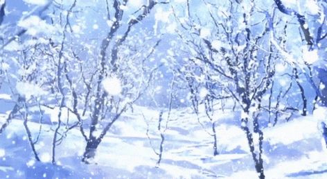 Winter Header Gif, Anime Snow Gif Banner, Snowy Banner Gif, Winter Discord Banner Gif, Ice Banner Discord, Light Blue Discord Banner Gif, Anime Winter Gif, Snow Gif Aesthetic, Snow Fall Gif