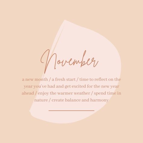 November 🌸🌼🌻 #november #monthlyaffirmation #novemberaffirmation #affirmations #spring New Month, Get Excited, Fresh Start, Affirmations, Quick Saves