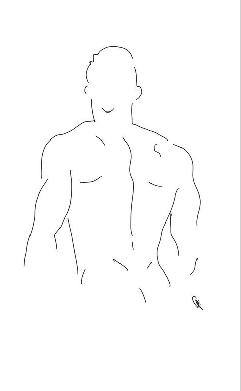 Male Line Art Drawings, Man Silhouette Tattoo, Men Body Outline Drawing, Man Body Line Art, Male Silhouette Drawing, Outline Body Drawing, Man Silhouette Drawing, Man Outline Drawing, Male Body Line Art