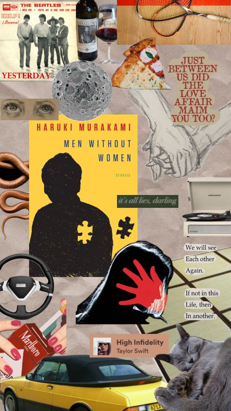 men without women by haruki murakami Men Without Women, The Beatles Help, Haruki Murakami, Love Affair, The Beatles, Books To Read, Reading, Books, Anime