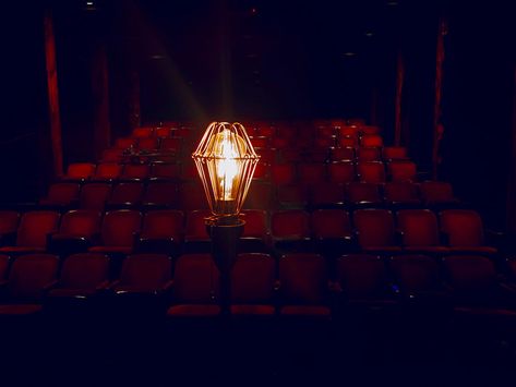 Ghost Light Theatre, Haunted Theater, Maya Tattoo, Theatre Tattoo, Theatre Pictures, Small Theatre, Shakespeare Festival, Light Tattoo, Ghost Tattoo