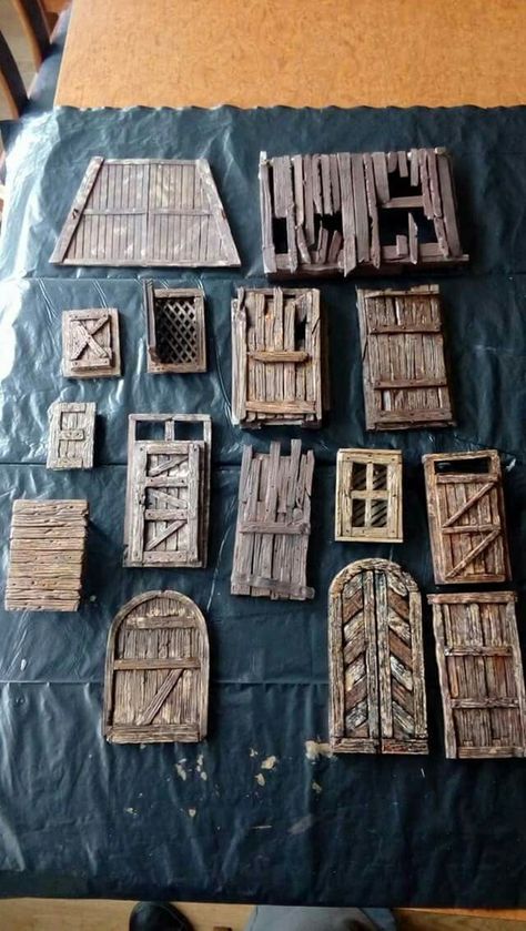 Dnd Crafts, Fairy Tree Houses, Fairy House Crafts, Fairy House Diy, Fairy Garden Designs, Fairy Garden Crafts, Fairy Tree, Cardboard House, Fairy Garden Houses