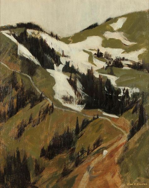 Mountains Concept Art, Canadian Painting, Happy Birthday Canada, 1 Happy Birthday, Kalender Design, Olympic Mountains, Canadian Painters, La Art, Canadian Art