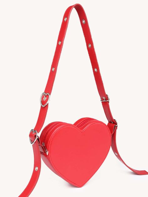 Bolso bandolera en forma de corazón | Mode de Mujer | SHEIN España Novelty Purses, Hand Bags For Women, Micro Bag, Heart Bag, Design Drawings, Crossbody Bag Women, Fashion Design Drawings, Cute Purses