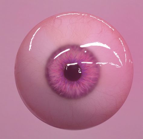 Eyeball Aesthetic, Fish Eye, Fish, Purple, Pink