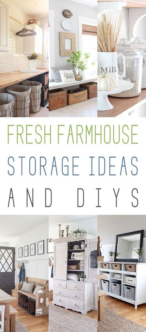 Farmhouse Storage Ideas, Farmhouse Reno, Crafts For The Home, Diy Crafts For The Home, Farmhouse Storage, Narrow Table, Fresh Farmhouse, Cottage Shabby Chic, Laundry Baskets