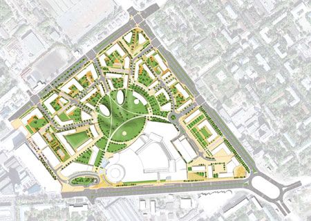 BDP Samara Master Plan (4) Liverpool University, Architecture Symbols, Urban Design Architecture, Urban Design Plan, Urban Landscape Design, Site Plans, Landscape Architecture Design, Urban Architecture, Landscape Plans