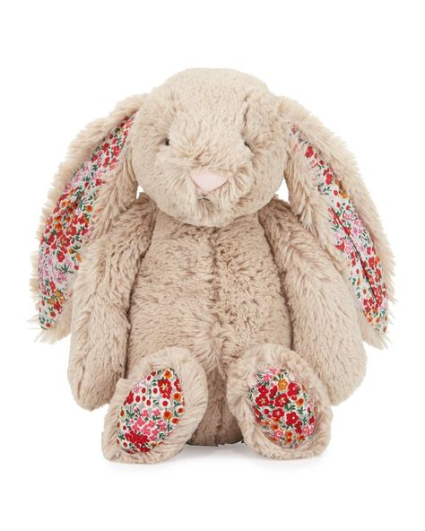 Jellycat Bashful Blossom Posy Bunny - Sure, there are plenty of plush bunnies out there. But for our money, the Jellycat Bashful Blossom Posy Bunny ($22) offers something sweet and special. l #easter2018 #kidsgifts Bunny Stuffed Animal, Jellycat Bunny, Candy Easter Basket, Jelly Cat, Jellycat Stuffed Animals, Monkey Stuffed Animal, Cute Stuffed Animals, Bunny Plush, Birthday Wishlist