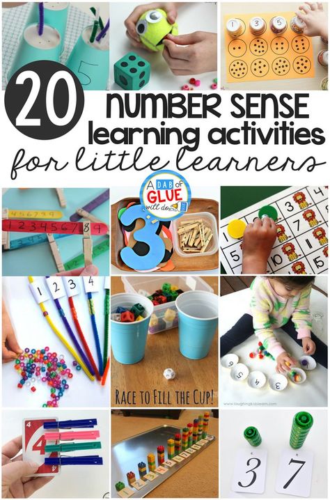 Numbers and counting is such a fun topic to teach! There are tons of great manipulatives to use and it's a great way to give good base knowledge to kids that will use it all their lives. Here are some of the best number sense activities for little learner Number Learning Activities, Kids Learning Numbers, Number Learning, Number Sense Activities, Math Activities For Kids, Learn Numbers, Teaching Numbers, Skip Counting, Numbers For Kids