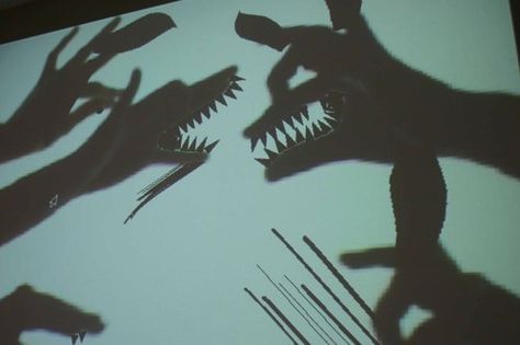 Philip Worthington. Shadow Monsters. 2004 Shadow Monsters, Shadow Monster, Shadow Wolf, Ombres Portées, Marina Abramovic, Interactive Installation, Shadow Art, Shadow Play, Sharp Teeth