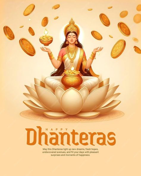 Happy Dhanteras and Dhanatrayodashi with Diwali celebration Social Media Post Template Banner | Premium AI-generated PSD Dhan Teras Post, Dhanteras Social Media Post, Dhanteras Banner, Dhanteras Creative Post, Happy Diwali Post, Diwali Posts, Dhanteras Creative Ads, Dhanteras Post, Dhanteras Happy