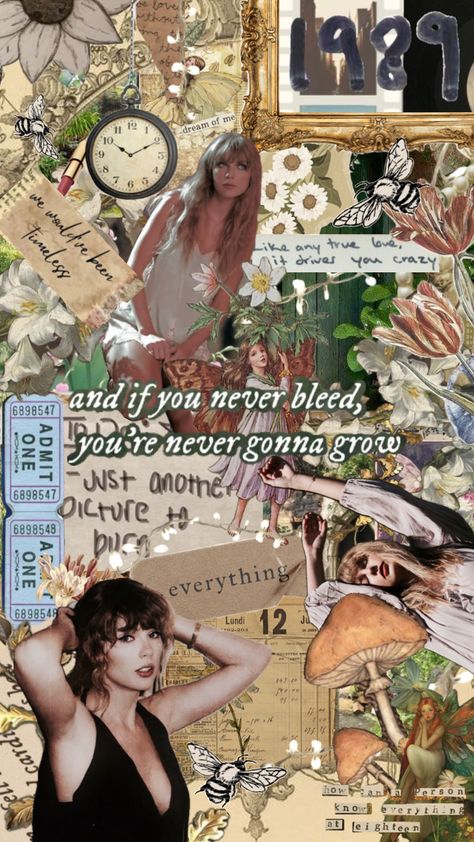 and if you never bleed, you’re never gonna grow #taylorswift #vintage #wallpaper Never Gonna, Vintage Wallpaper, Taylor Swift, You Never, Songs