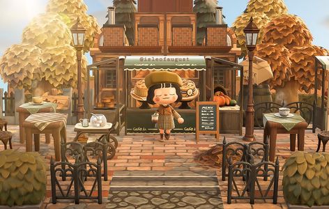 Boba Coffee, Brown Brick, Animal Crossing Wild World, Animal Crossing Villagers, Night At The Museum, Island 2, Photographs Ideas, New Animal Crossing, City Design