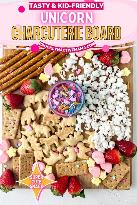 Unicorn Treats, Lucky Charms Marshmallows, Funfetti Cake Mix, Bite Size Food, Caramel Cupcakes, Picky Kids, Unicorn Themed Birthday Party, Purple Food, Mini Sandwiches