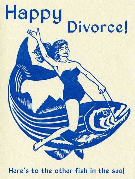 Happy Divorce Quotes. QuotesGram Here's to all the other fish in the sea! Happy Divorce, Divorce Celebration, Best Marriage Advice, Divorce Humor, Divorce Lawyers, Divorce Quotes, After Divorce, Good Marriage, Dating After Divorce