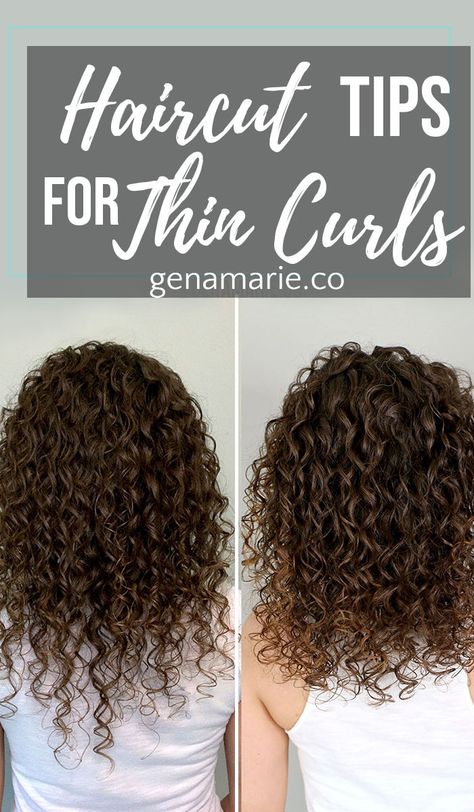 VIDEO: How to Get Volume, Prevent Flat Roots, & the Triangle Shape with Curly Hair - Gena Marie Fine Curly Hair Cuts, Make Hair Curly, Long Curly Haircuts, Curly Cuts, Hair Doo, Curly Haircut, Haircut Tip, Permed Hair, Natural Curly Hair Cuts