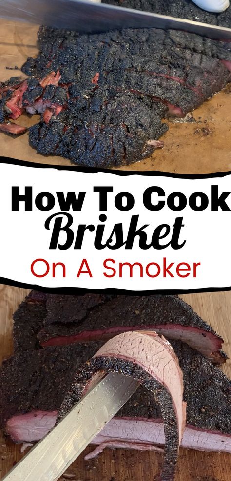 Pellet Grill Brisket Recipes, Pellet Grill Brisket, Traeger Brisket, Smoker Recipes Brisket, Smoker Brisket, Grilled Brisket, Pellet Smoker Recipes, Brisket Recipes Smoked, How To Cook Brisket