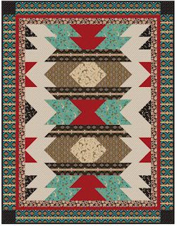 Free Native American Printables, Native American Quilt Patterns Free, Southwest Quilt Patterns Free, Quilt Patterns For Men, Homespun Quilts, Aztec Quilt Pattern, Native American Quilt Patterns, American Quilts Patterns, Aztec Quilt