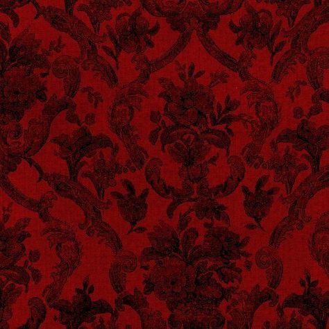 Cotton Quilt Fabric Casablanca Earth Tones Tapestry Crimson Yardage - product images  of Victorian Fabric, Red Gothic, Red Color Schemes, Katy Tx, Red Design, Red Pattern, Red Aesthetic, Vintage Wallpaper, Red Fabric