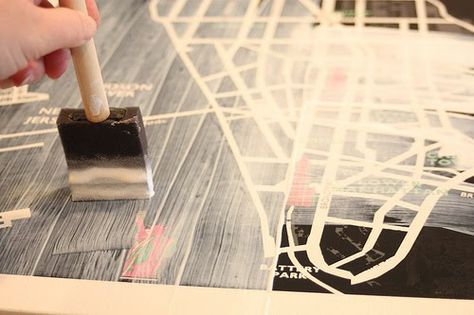 Turn an Ikea Poster into Canvas Art - IKEA Hackers - IKEA Hackers Mod Podge Poster On Canvas, How To Make A Poster Look Like Canvas, Canvas Poster Ideas, Ikea Artwork, Sabrina Christmas, Ikea Poster, Ikea Wall Art, Ikea Canvas, Cheap Artwork