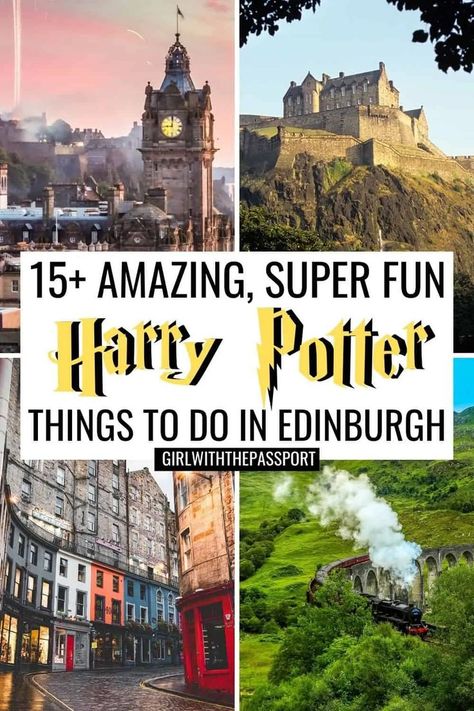 Expert's guide to the 15+ best Edinburgh Harry Potter sites ever. Get secret tips on where to go, stay, and eat if you're a Harry Potter fan. Harry Potter Scotland, Edinburgh Instagram, Edinburgh Harry Potter, Edinburgh Trip, Travel Edinburgh, Harry Potter Things, Edinburgh Itinerary, Edinburgh Tours, Cute Places