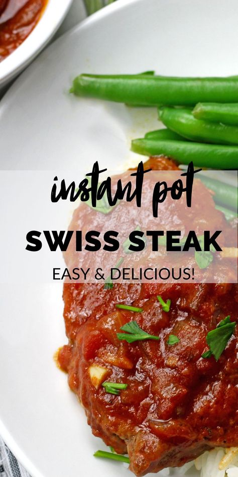 Instant Pot Cube Steak Recipes, Cube Steak Instapot Recipes, Cube Steak Instant Pot, Instapot Steak Recipes Easy, Round Steak Recipes Instapot, Insta Pot Round Steak Recipes, Pressure Cooker Round Steak Recipes, Instant Pot Cube Steak, Ninja Foodi Cube Steak Recipes