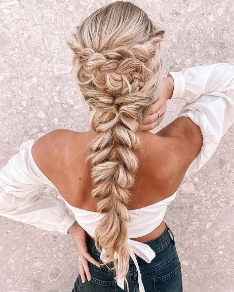 Cute Prom Hairstyles, Luxy Hair Extensions, Luxy Hair, Peinados Recogidos, Dance Hairstyles, Fishtail Braid, Prom Hairstyles For Long Hair, 100 Remy Human Hair, Dirty Blonde