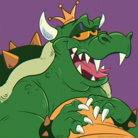 King Koopa, Late To The Party, Super Mario Art, Telegram Stickers, Mario Art, Tow Truck, A King, Super Smash Bros, Smash Bros