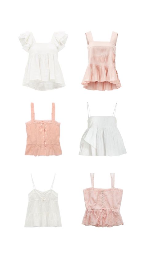 Summer outfit inspo, light pink tops, white tops, stockholmstyle, fleurholm Light Pink Tops, Pink Tops, White Tops, Summer Outfit, Light Pink, Summer Outfits, Ootd, Outfit Inspo, Pink