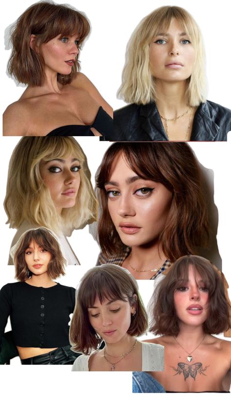 Bottle neck bob , short hair , short bangs , curtain bangs, transformation Short Hair Short Bangs, Bangs Transformation, Bangs Curtain, Short Bangs, Curtain Bangs, Hair Short, Hair Inspo, Short Hair, Bangs