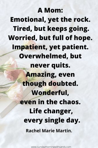 A tired mom of 5 sharing a some mother's day love. Subscribe to join me for an #inspiration #life story or random thought on Sunday to #enlighten #empower #inspire or #educate. #sundaywithsandy #sundaymorningwithsandy Mother's Day Wish, Relief Society Lessons, Adoptive Mom, Mothering Sunday, Happy Sunday Quotes, Mother Day Wishes, Emotional Rollercoaster, Tired Mom, Sunday Quotes