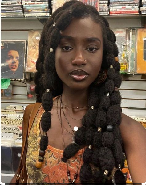 Princess Locs, Oc Hair, Bubble Braids, Black Hair Styles, Hair References, Box Braids Styling, Pretty Braided Hairstyles, Hairstyle Inspo, 4c Hair