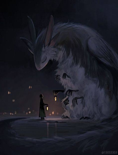 big white cute creature Creature Fantasy, Giant Animals, Mythical Creatures Art, Japan Design, Creature Concept Art, Fantasy Concept Art, Mystical Creatures, Arte Animal, Arte Fantasy