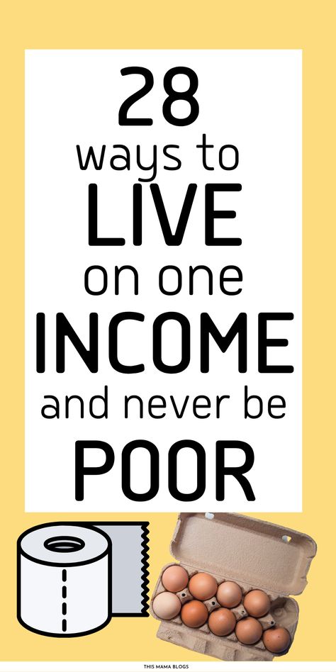 Living frugally on one income is possible, and it doesn't have to mean giving up things you enjoy just to save money. Here are some tips that'll help you live frugally and save more money even with one income in 2021. how to live on one income, how to live on one income budget ,how to live on one income families Living Cheap Saving Money, Income Budget, Live On One Income, One Income Family, Processor Recipes, Motivation Ideas, Living Frugal, Frugal Habits, Live Frugally