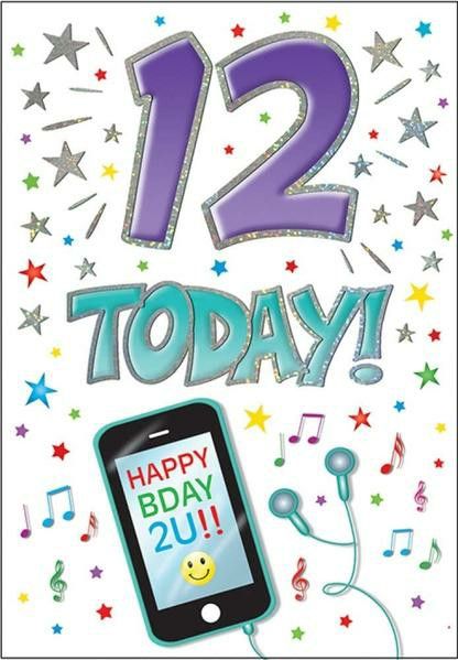 Happy 12th Birthday Boy, Belated Happy Birthday Wishes, Happy Birthday Grandson, Easter Scriptures, Happy 12th Birthday, 12 Birthday, Happy Birthday Art, 30th Birthday Cards, Happy Birthday Frame