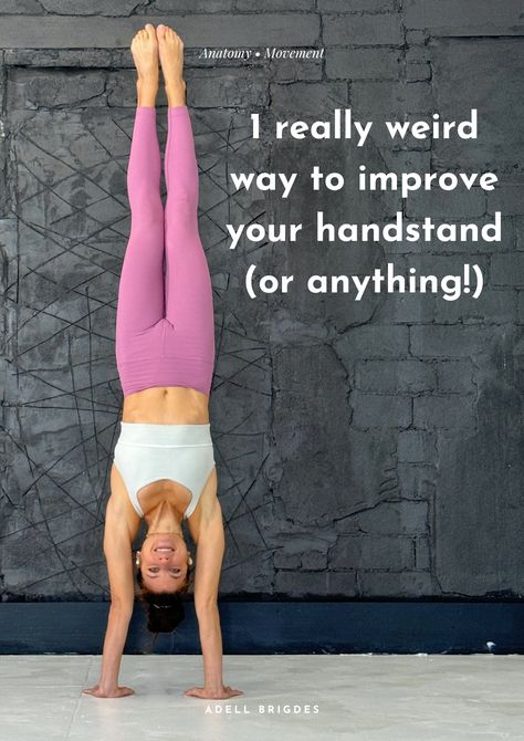 1 really weird way to improve your handstand (or anything!) Brain Tricks, Jumping Jacks, Handstand, Lungs, Improve Yourself, How Are You Feeling