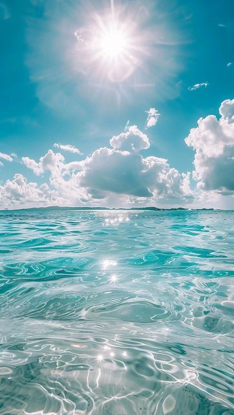 Summer Beach Wallpaper, Beautiful Summer Wallpaper, Cute Summer Wallpapers, Beautiful Ocean Pictures, Summer Wallpapers, Ocean Pictures, Pretty Landscapes, Ocean Wallpaper, Wallpaper Animes